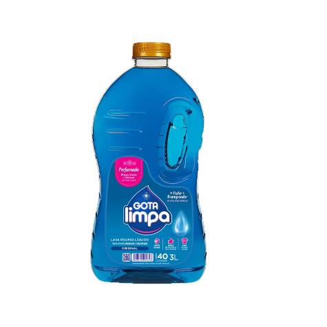 Lava Roupa Líquido Gota Limpa