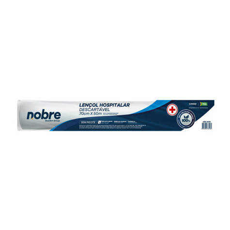 Lençol Hospitalar 70cm x 50m Nobre