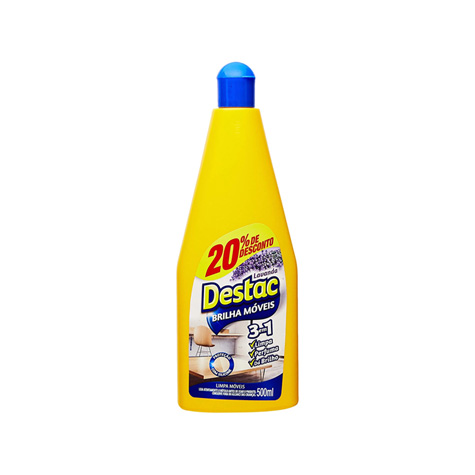Lustra/Brilha Móveis Destac Lavanda 500ml
