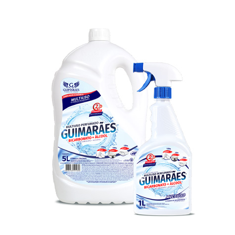 Multiuso com Bicarbonato e Álcool Guimarães