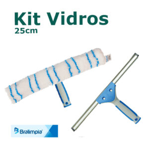 KIT PROFISSIONAL PARA LIMPEZA DE VIDROS